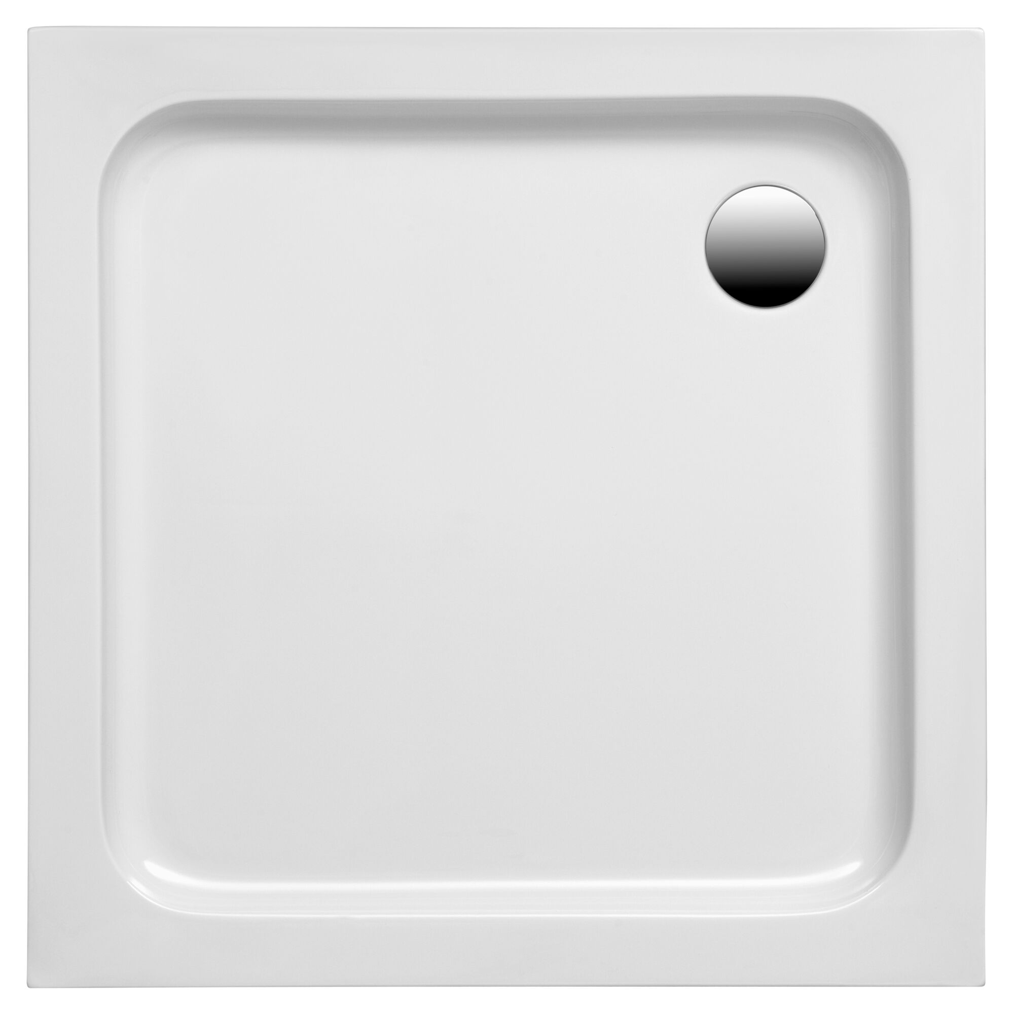 Weiße Duschtasse Samos 80 x 75 x 6 cm