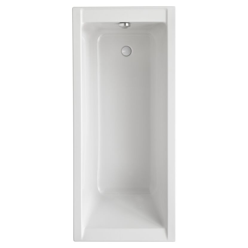 Weiße Badewanne Costa, 180 x 80 cm