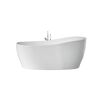 Freistehende weiße Badewanne Aviva