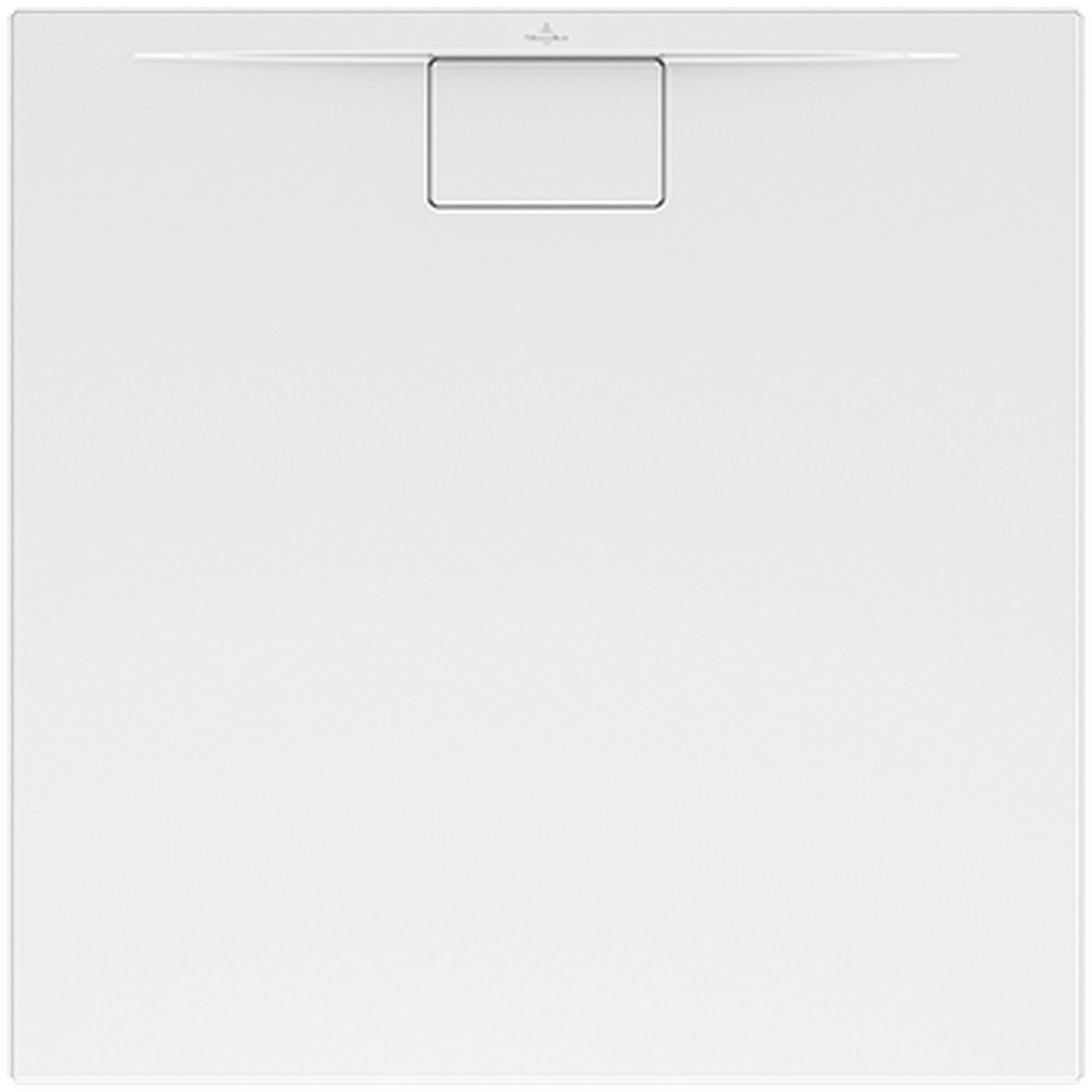 Weiße Duschwanne Architecura MetalRim