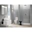Modernes Badezimmer mit Dusche, WC und Waschbecken