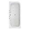 Whirlpool Badewanne mit Düsen, Aufsicht
