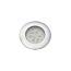 Rundes LED-Einbaulicht mit Chromrahmen