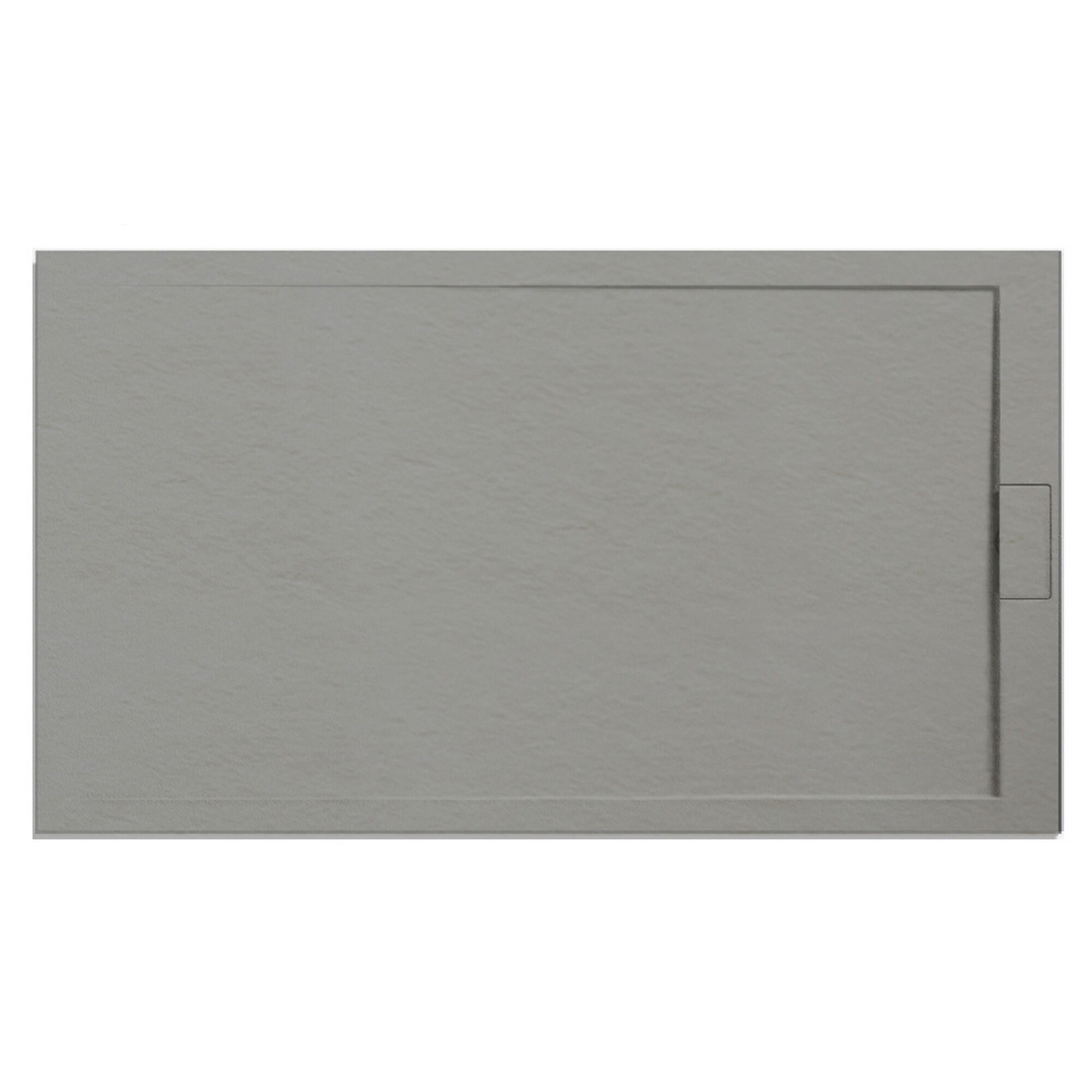 Duschwanne Zementgrau, 1600 x 800 mm