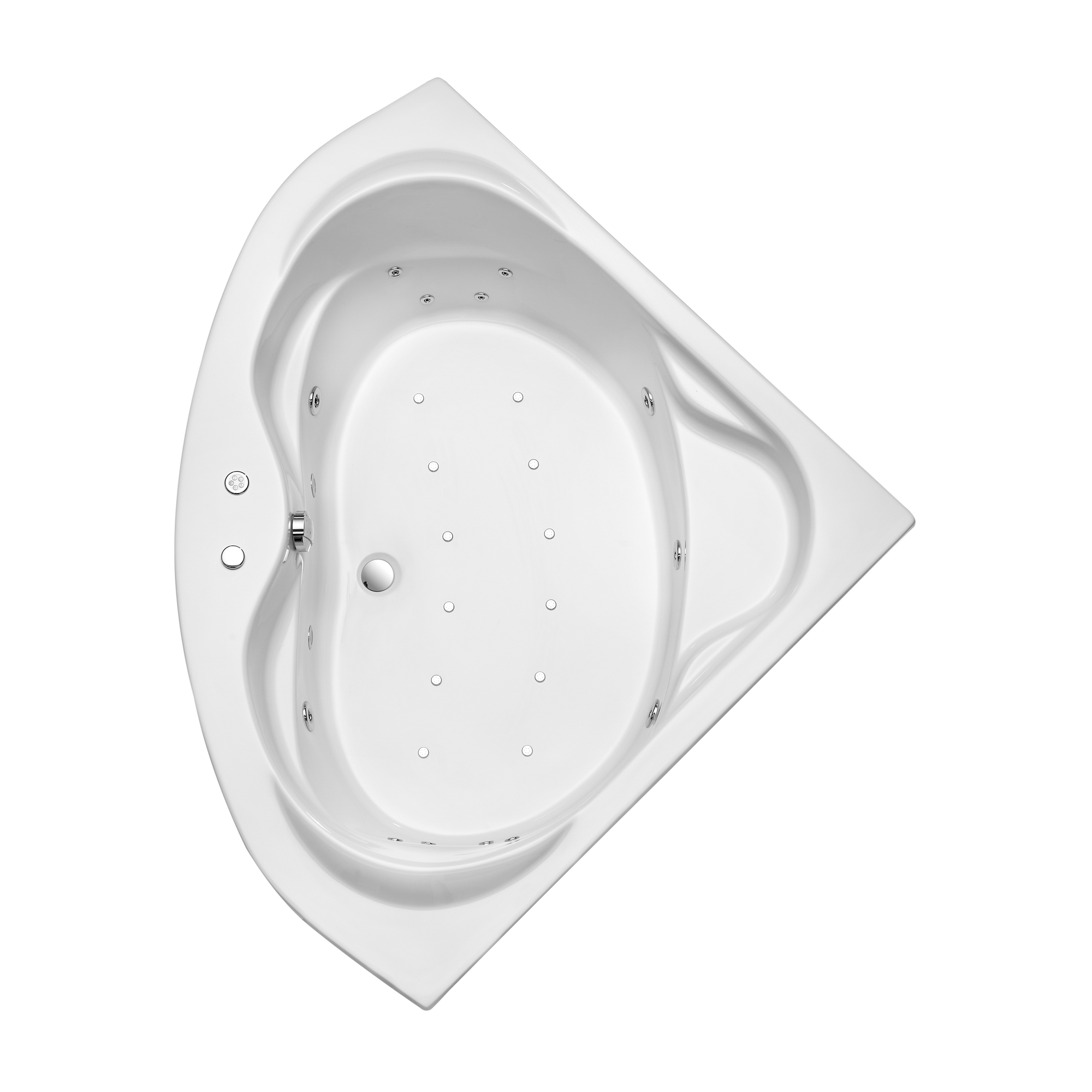 Whirlpool-Komplettset 'Madras' Sanitäracryl weiß 145 x 145 x 42 cm + product picture