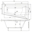 Verkleinertes Bild von Whirlpool-Komplettset 'Galia I' Modell A 170 x 100 x 50 cm