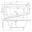 Verkleinertes Bild von Whirlpool-Komplettset 'Galia I' Modell B 170 x 100 x 50 cm