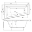Verkleinertes Bild von Whirlpool-Komplettset 'Galia I' Modell B 160 x 100 x 51 cm