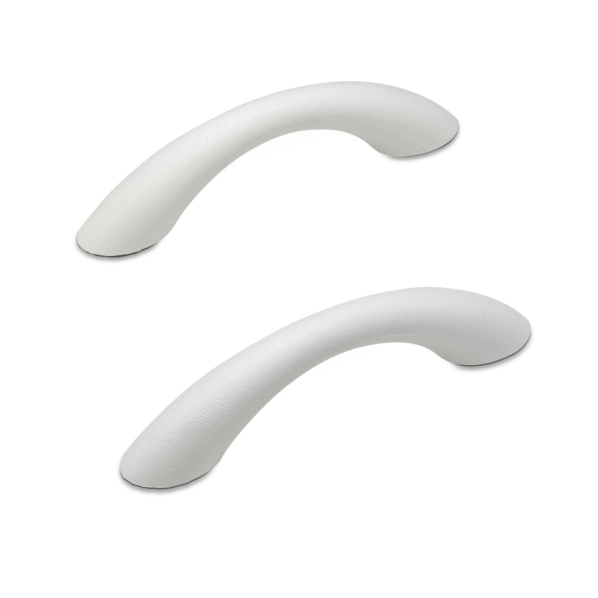 Zwei weiße Möbelgriffe Atlanta