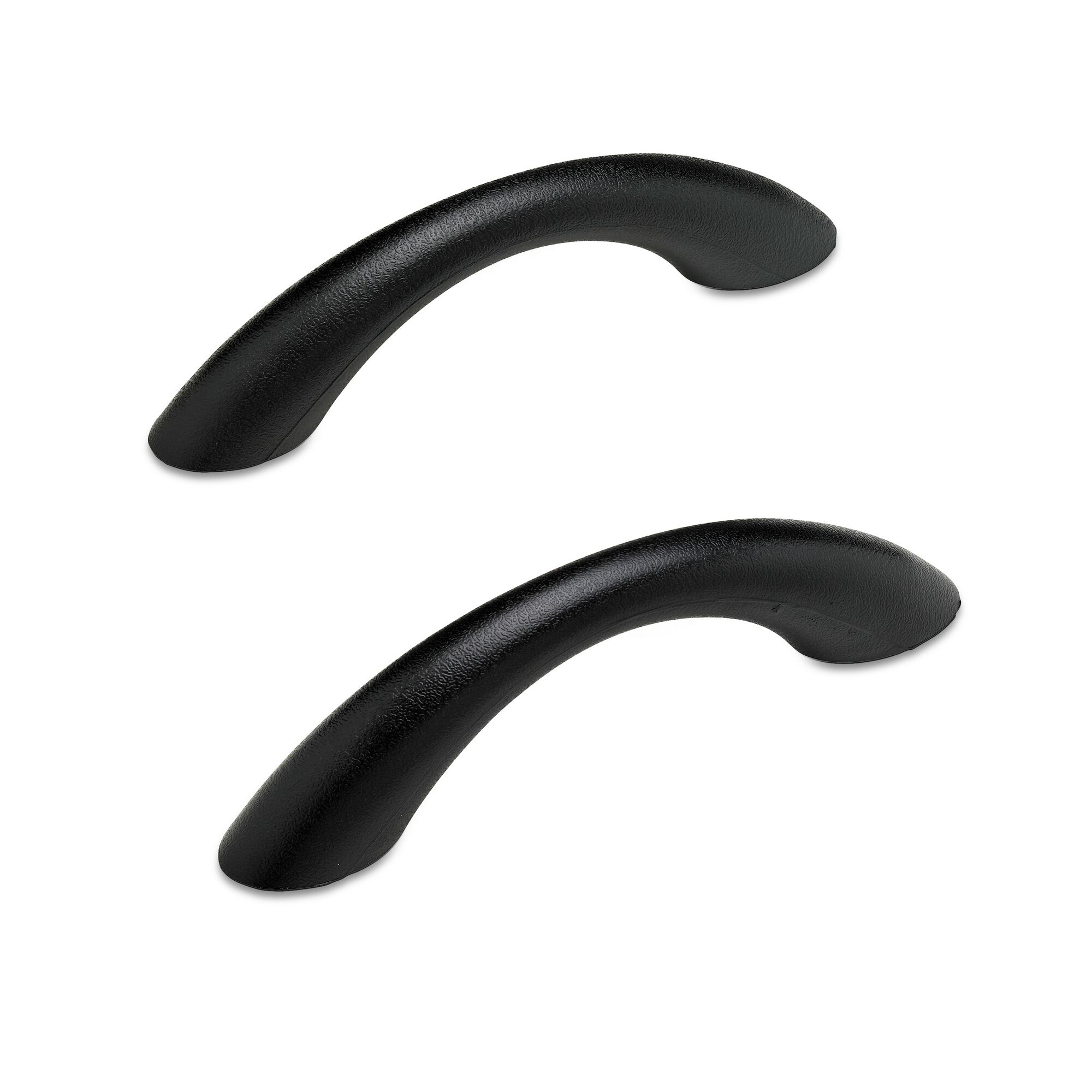 Zwei schwarze Möbelgriffe Atlanta