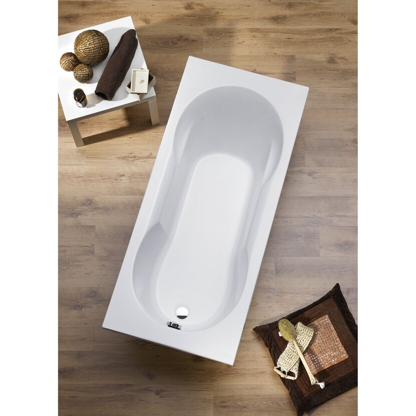 Badewanne Viva in Weiß, 1500 x 750 x 400 mm