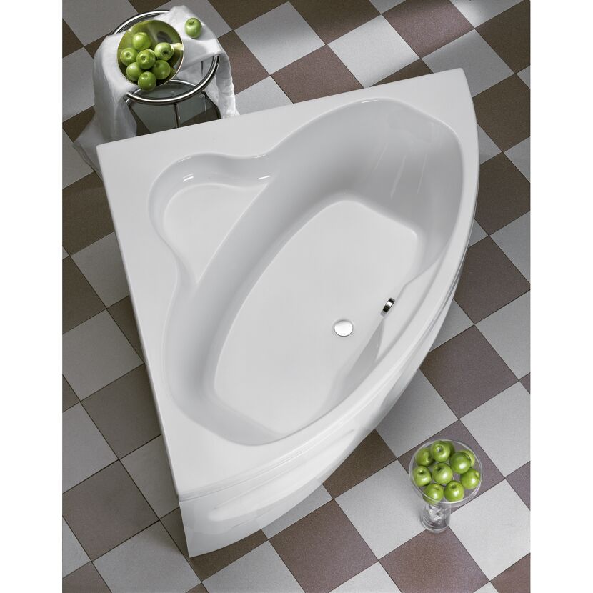 Eckbadewanne Katamaran weiß