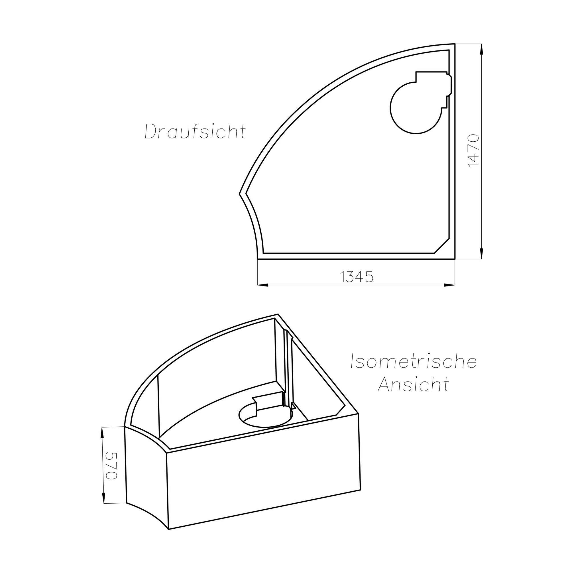 Wannenträger zu Eckwanne 'Auvera' rechts + product picture