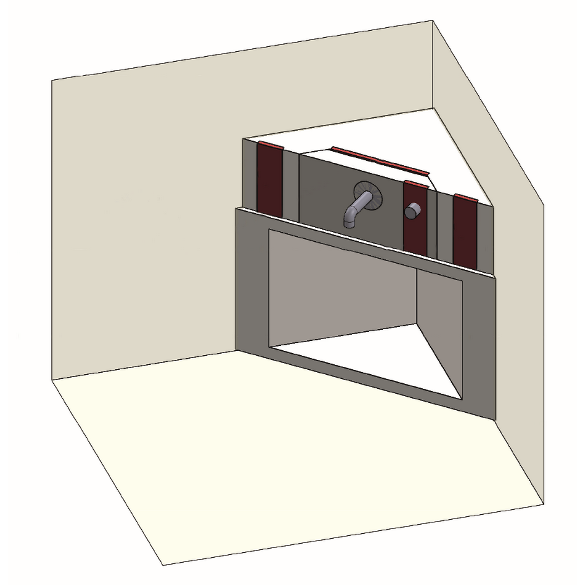 Eckmodul zu Eckwanne 'Riga' + product picture