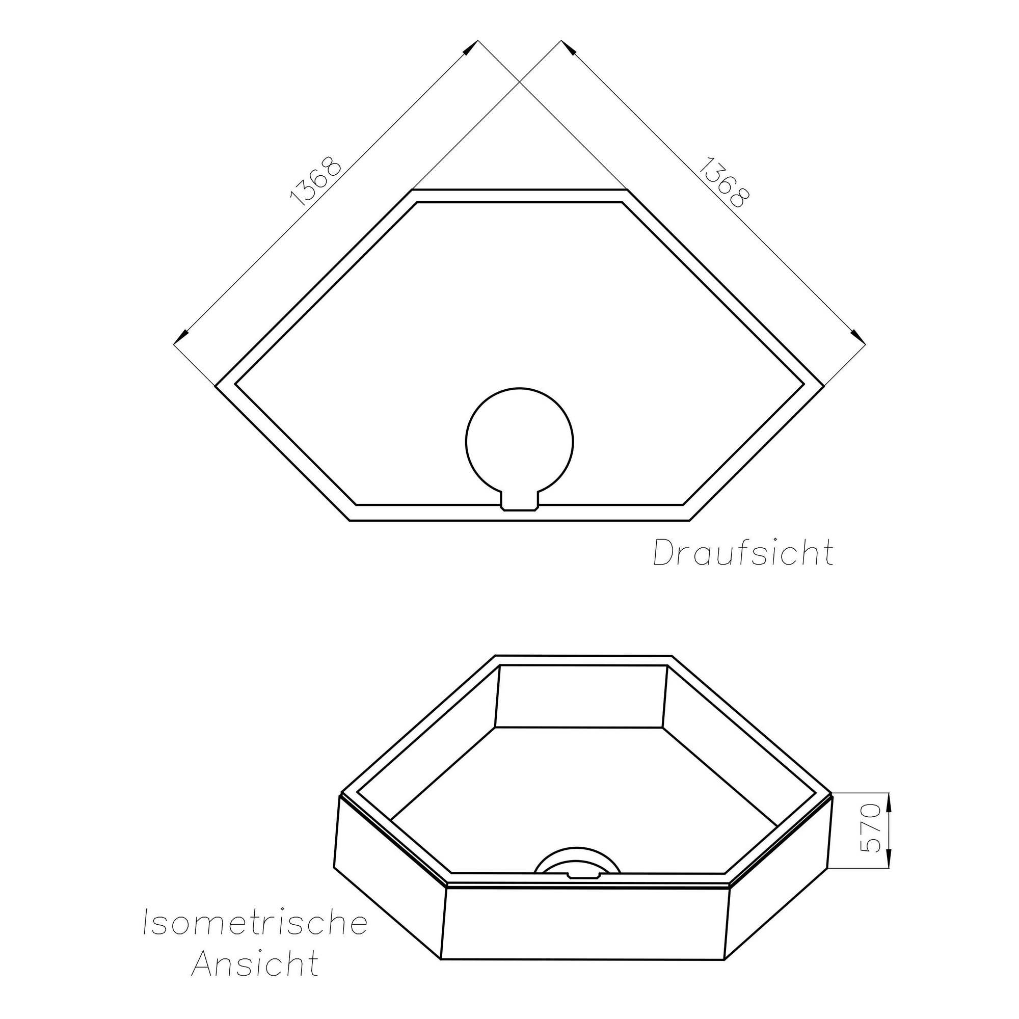 Wannenträger zu Eckwanne 'Aqaba' + product picture