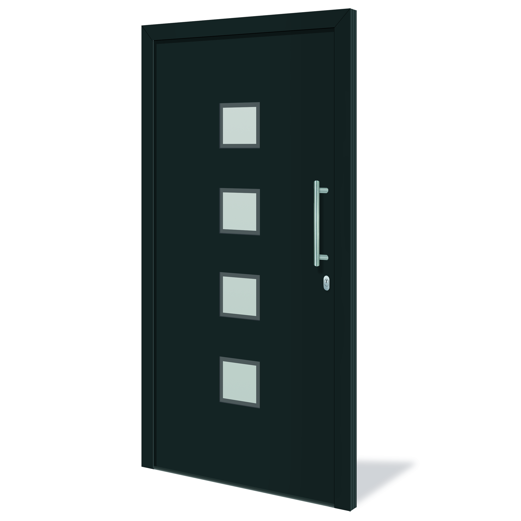 Roro Haustür 'Toronto' anthrazit 1100 x 2100 mm DIN R
