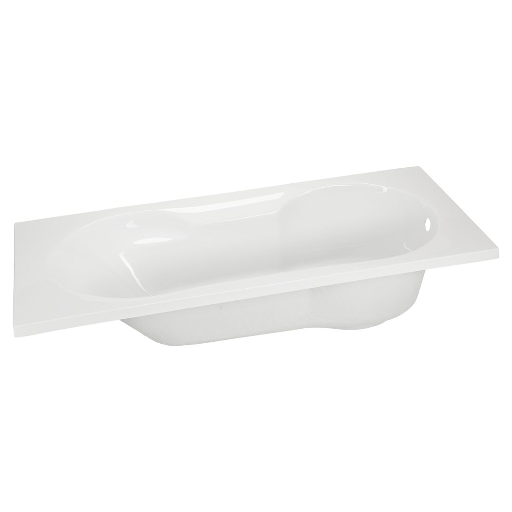 Weiße Badewanne Nixe 170 x 75 cm
