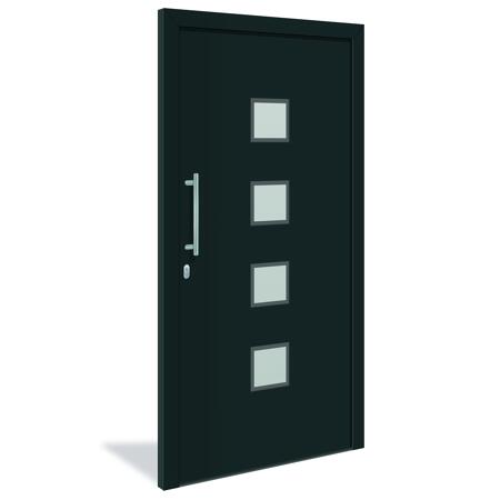 2. Bild von Roro Haustür 'Toronto' anthrazit 1100 x 2100 mm DIN L