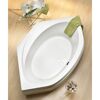 Weiße Eckbadewanne Canary
