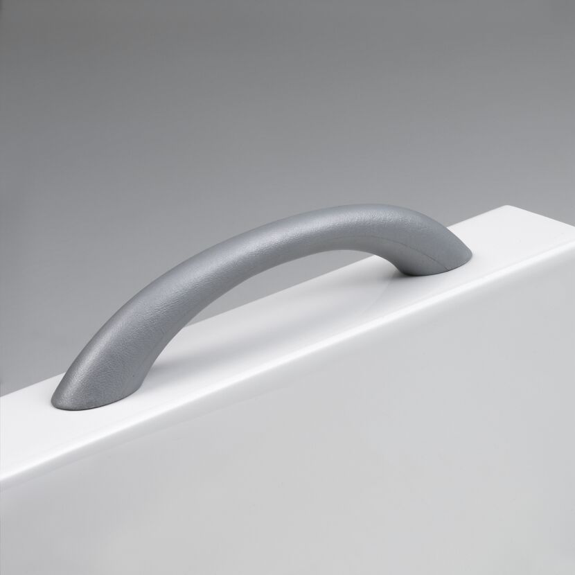 Badewannengriffe silbermatt 24 x 3,5 x 6 cm 2 Stück