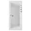 Weiße Badewanne Cubic 180 x 80 cm, Draufsicht
