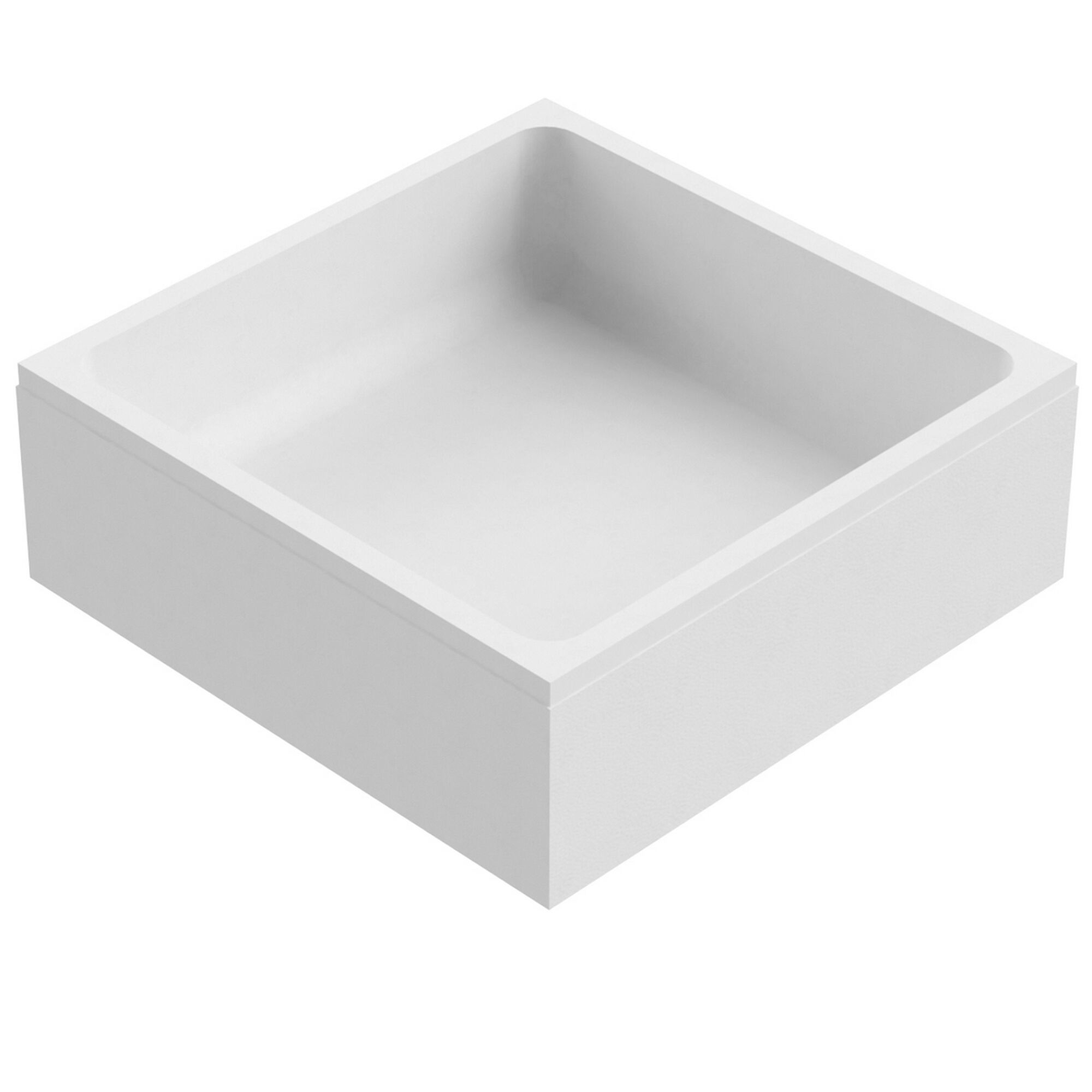 Weißer Wannenträger