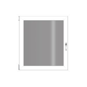 Kunststofffenster 900 x 1200 mm weiß DIN links