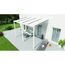 Terrassenüberdachung 'Easy Edition' 400 x 250 cm Polycarbonat opal weiß