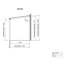 Verkleinertes Bild von Terrassenüberdachung 'Legend Edition' 500 x 200 cm Verbundsicherheitsglas klar weiß