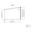 Verkleinertes Bild von Terrassenüberdachung 'Legend Edition' 300 x 350 cm Verbundsicherheitsglas klar weiß