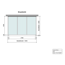Verkleinertes Bild von Terrassenüberdachung 'Legend Edition' 300 x 200 cm Polycarbonat klar weiß