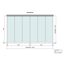 Verkleinertes Bild von Terrassenüberdachung 'Legend Edition' 600 x 350 cm Polycarbonat klar weiß