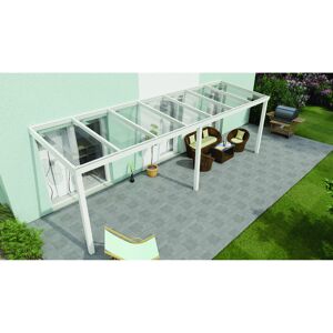 Terrassenüberdachung 'Legend Edition' 700 x 200 cm Polycarbonat klar weiß