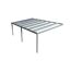 Terrassendach Legend 7x4 grau Polycarbonat klar