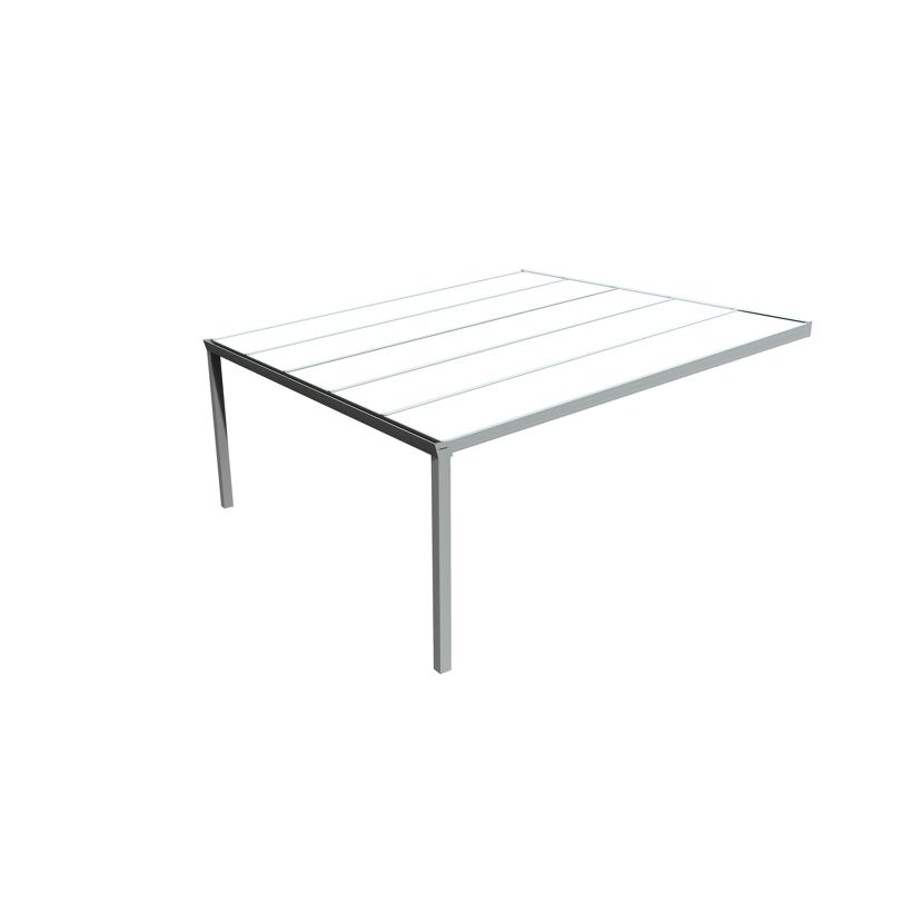 Terrassendach Legend grau Poly opal