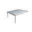 Terrassendach Legend 5x5 grau Poly klar