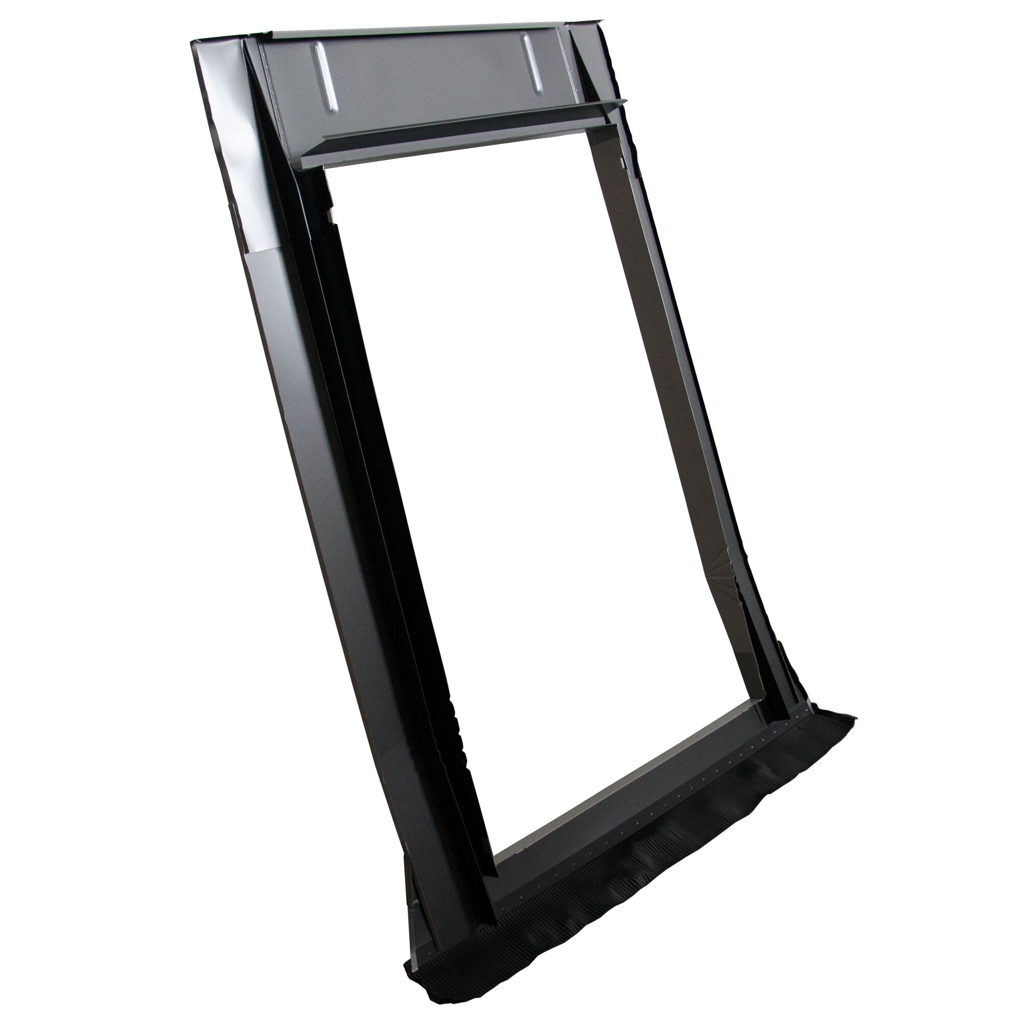 Schwarzer Eindeckrahmen für Dachfenster