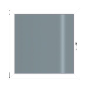 Kunststofffenster 900 x 900 mm weiß DIN links
