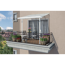Verkleinertes Bild von Terrassenüberdachung 'Sierra' weiß Aluminium 230 x 230 x 300 cm