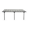 Terrassenüberdachung 'Bruce' Aluminium schwarz 300 x 556 x 270 cm