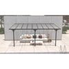 Terrassenüberdachung 'Bruce' Aluminium schwarz 300 x 556 x 270 cm