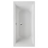 Badewanne Rosa 170 x 75 cm, weiß