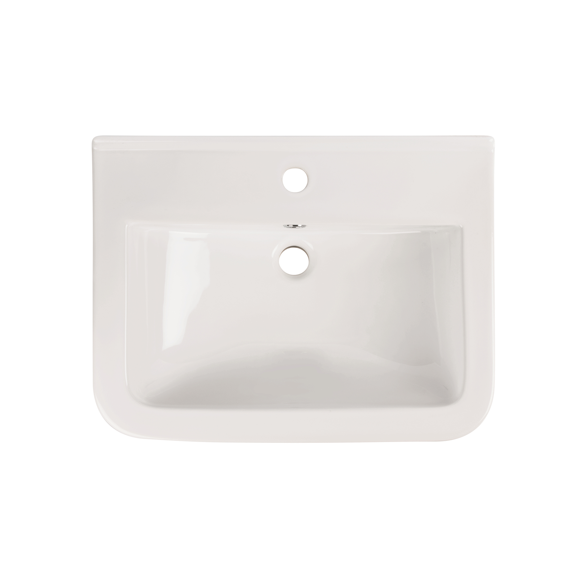 Waschtisch Quadra 58 cm, weiß mit Clean-Glasur + product picture