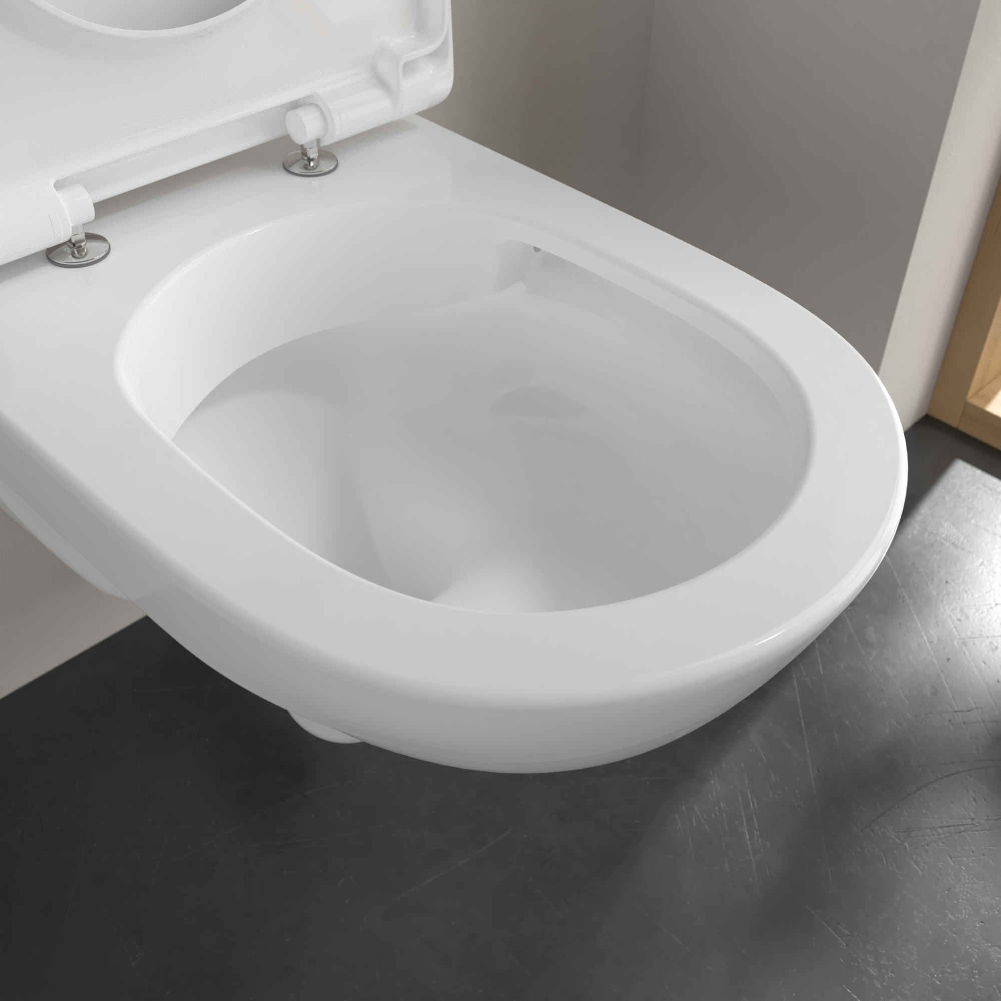 Wand-WC-Set 'O.Novo' spülrandlos weiß 36 x 35 x 56 cm + product picture