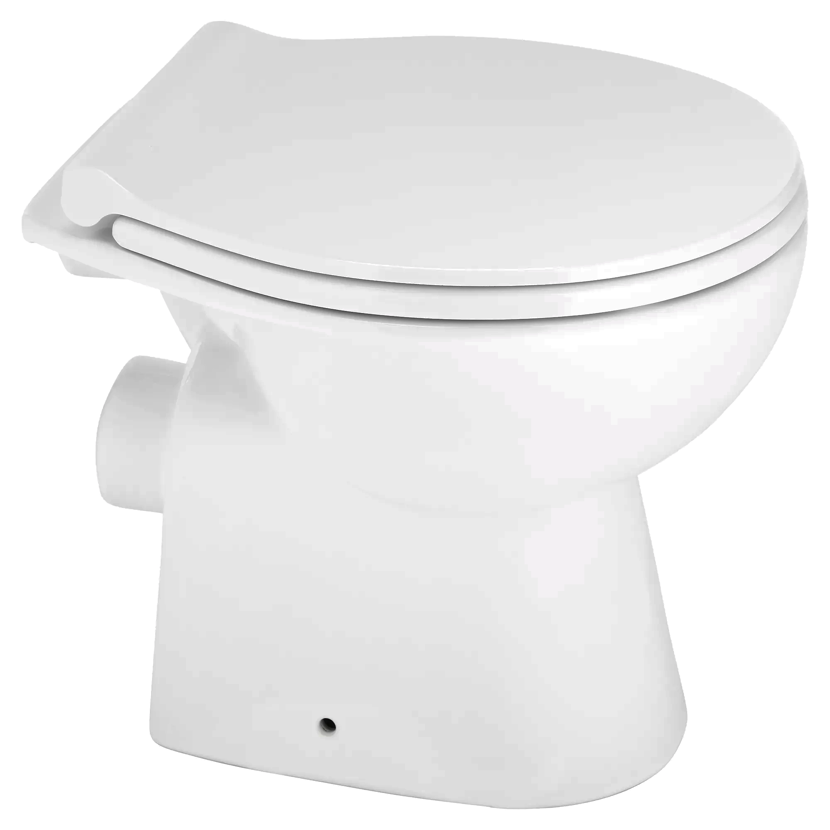Stand-WC spülrandlos 'AquaSu' inklusive WC-Sitz weiß