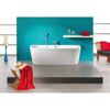 Weißes Standmodell der Badewanne Modena