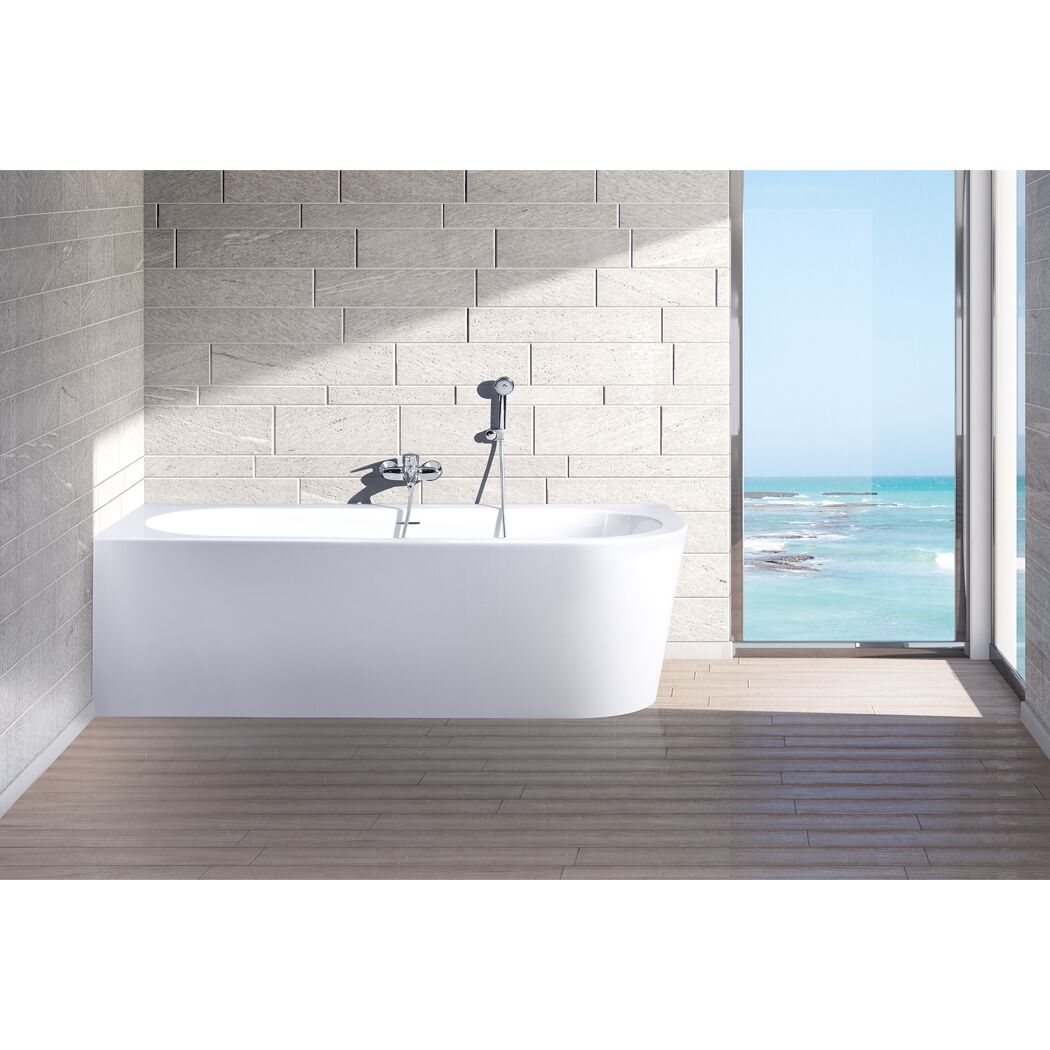 Badewanne Modena Corner A mit Handbrause