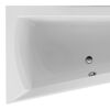 Weiße Badewanne Galia I, Modell B, 160 x 100 cm