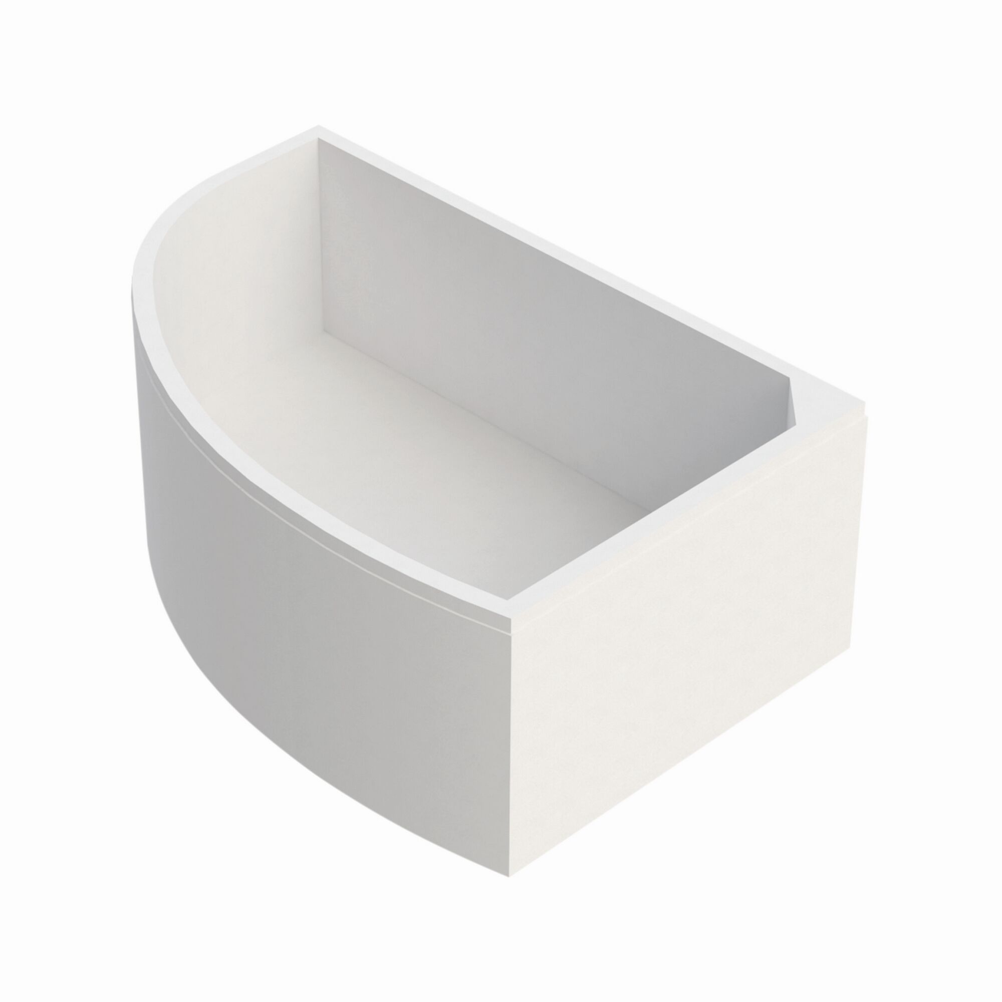 Weißer Wannenträger Marina Mod. A