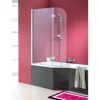 Badewanne mit Duschwand
